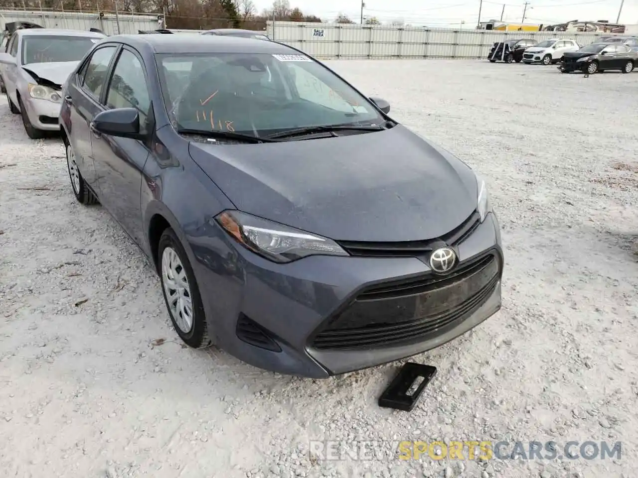 1 Photograph of a damaged car 5YFBURHE6KP933010 TOYOTA COROLLA 2019