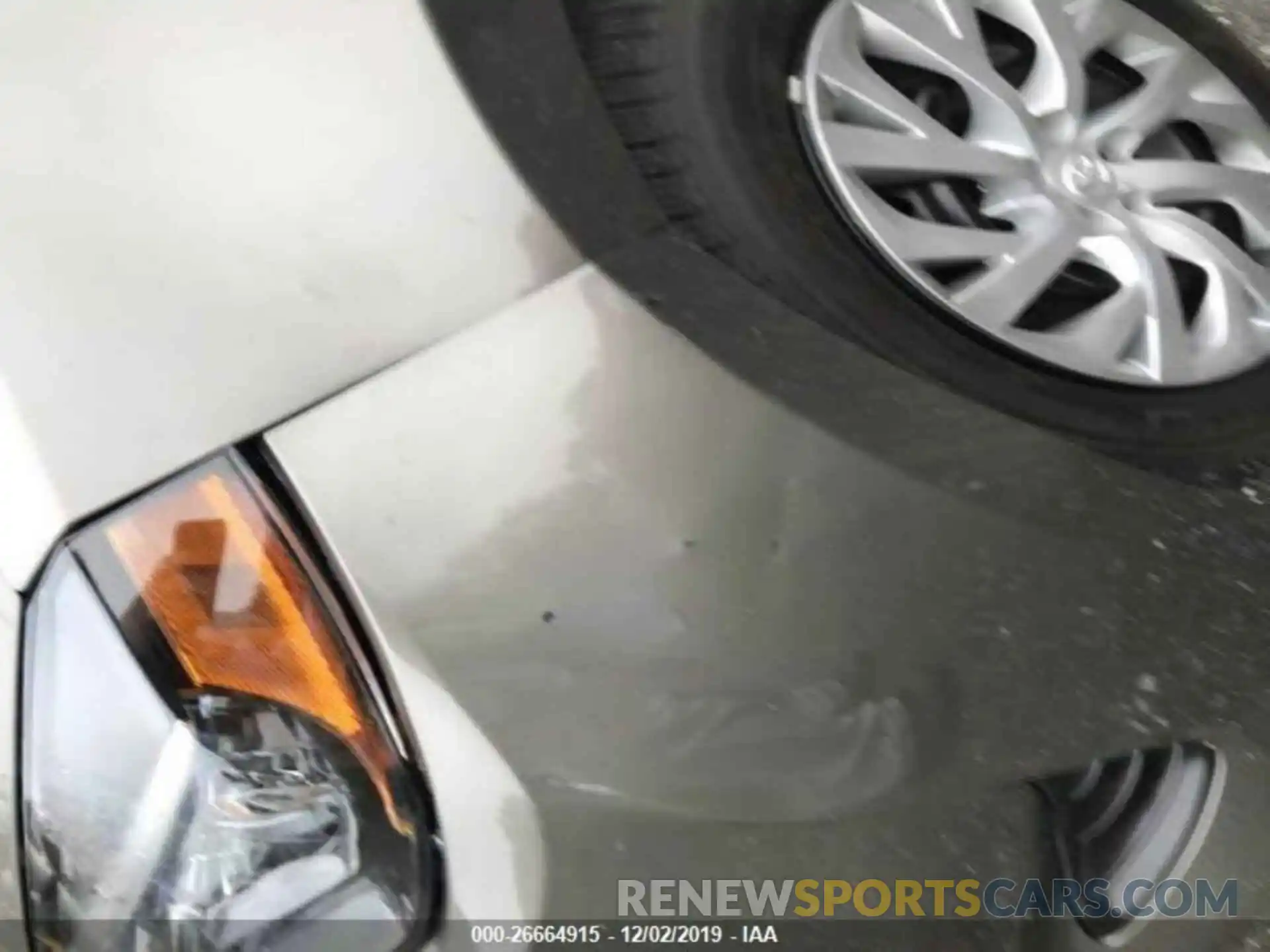 1 Photograph of a damaged car 5YFBURHE6KP933170 TOYOTA COROLLA 2019