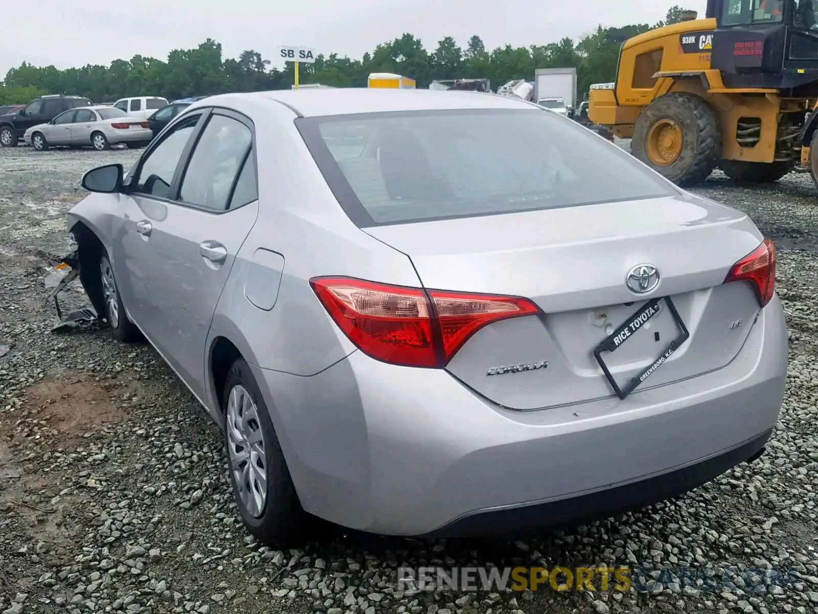 3 Photograph of a damaged car 5YFBURHE6KP933587 TOYOTA COROLLA 2019