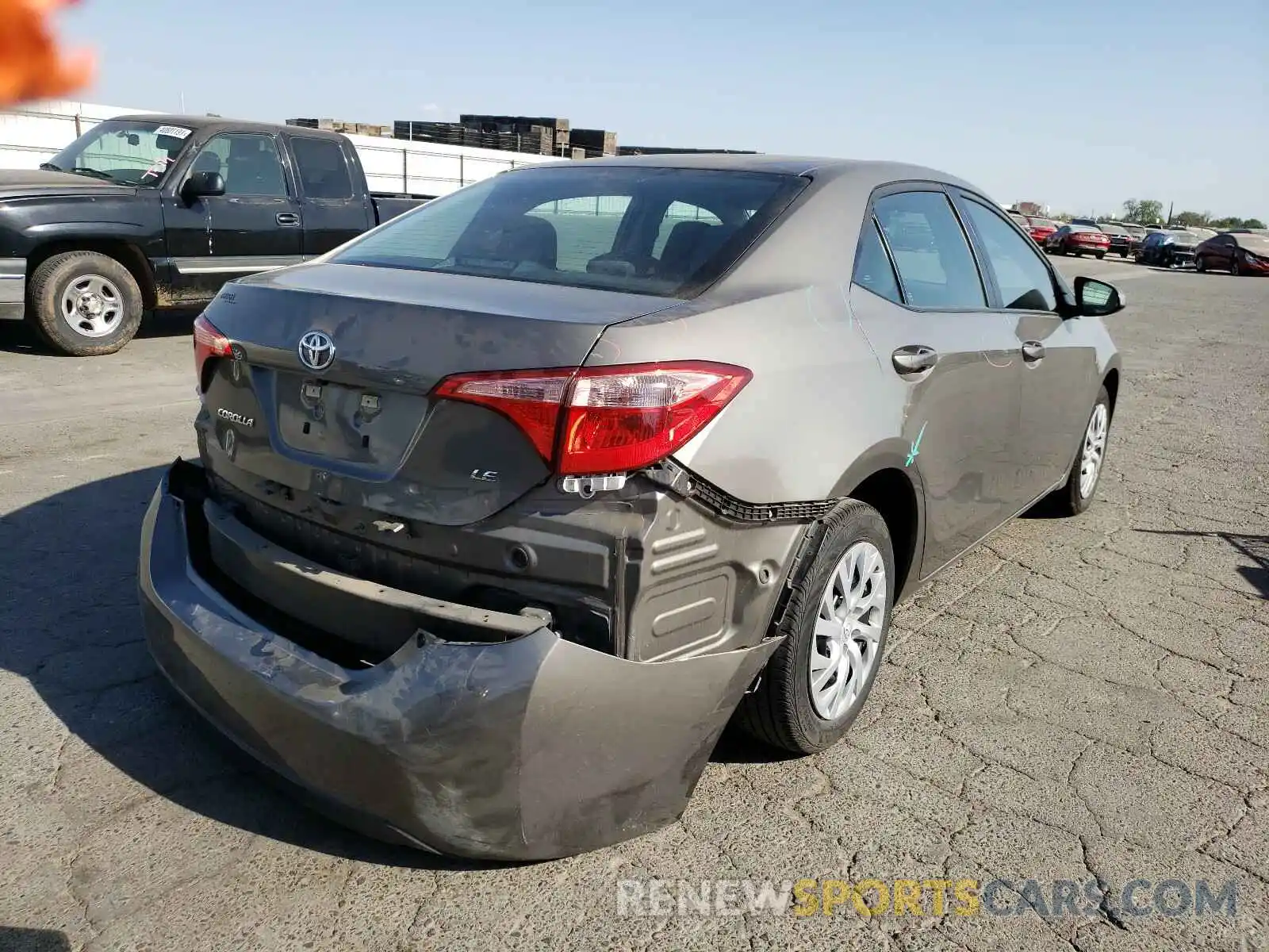 4 Photograph of a damaged car 5YFBURHE6KP933797 TOYOTA COROLLA 2019