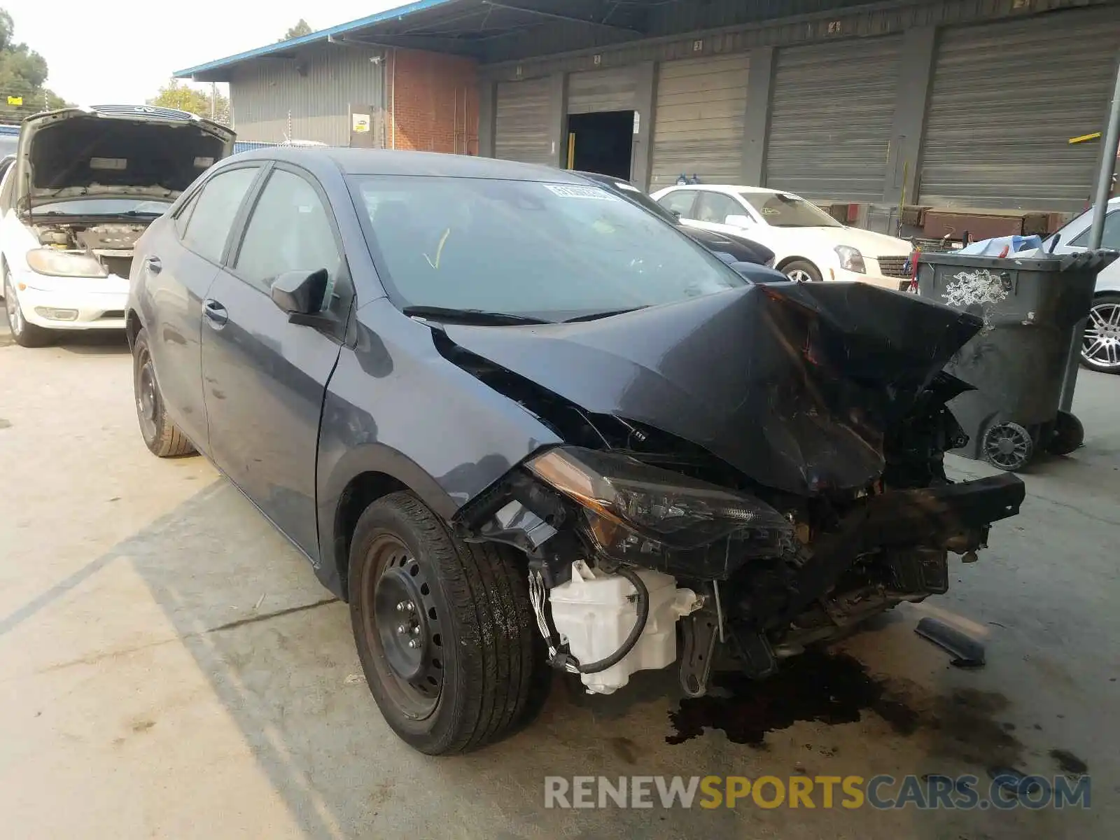 1 Photograph of a damaged car 5YFBURHE6KP933833 TOYOTA COROLLA 2019