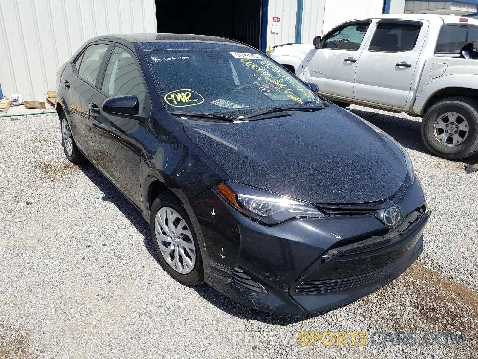 1 Photograph of a damaged car 5YFBURHE6KP934027 TOYOTA COROLLA 2019