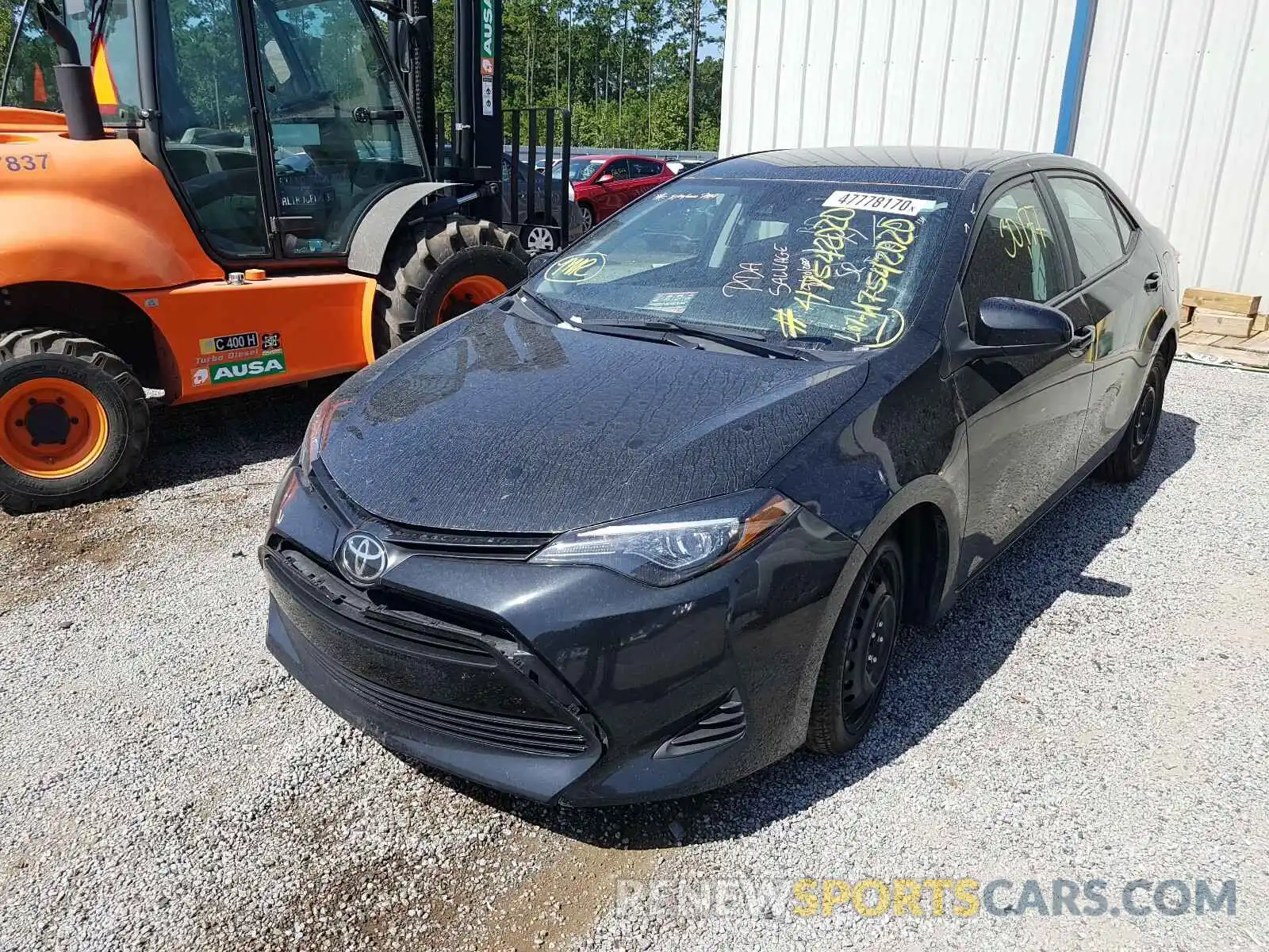 2 Photograph of a damaged car 5YFBURHE6KP934027 TOYOTA COROLLA 2019