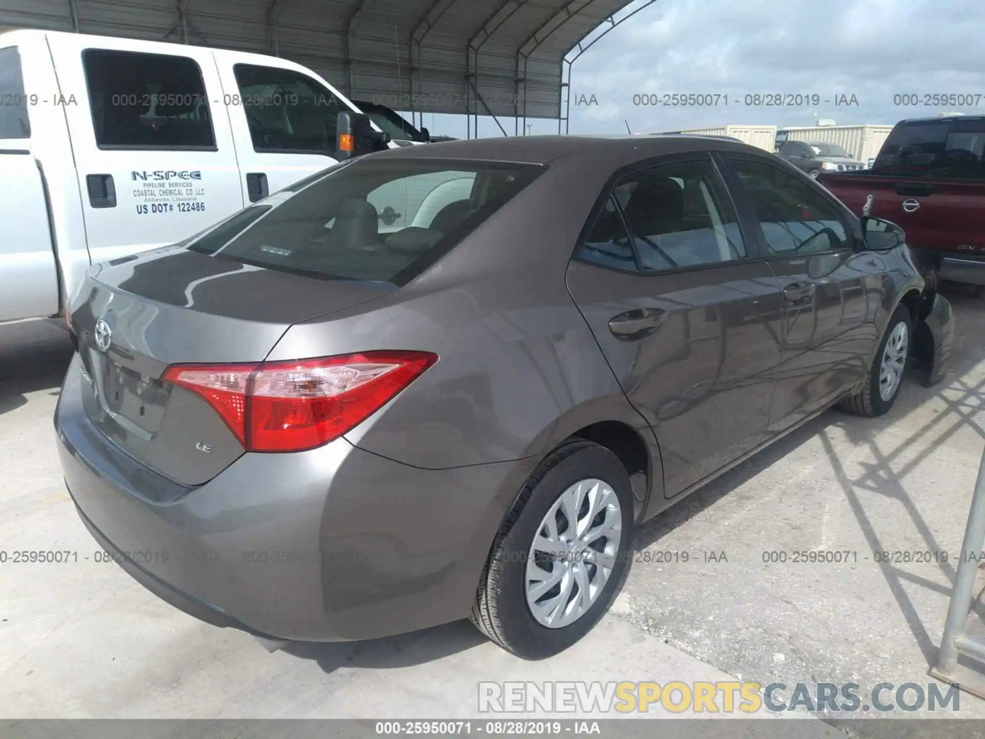 4 Photograph of a damaged car 5YFBURHE6KP934044 TOYOTA COROLLA 2019