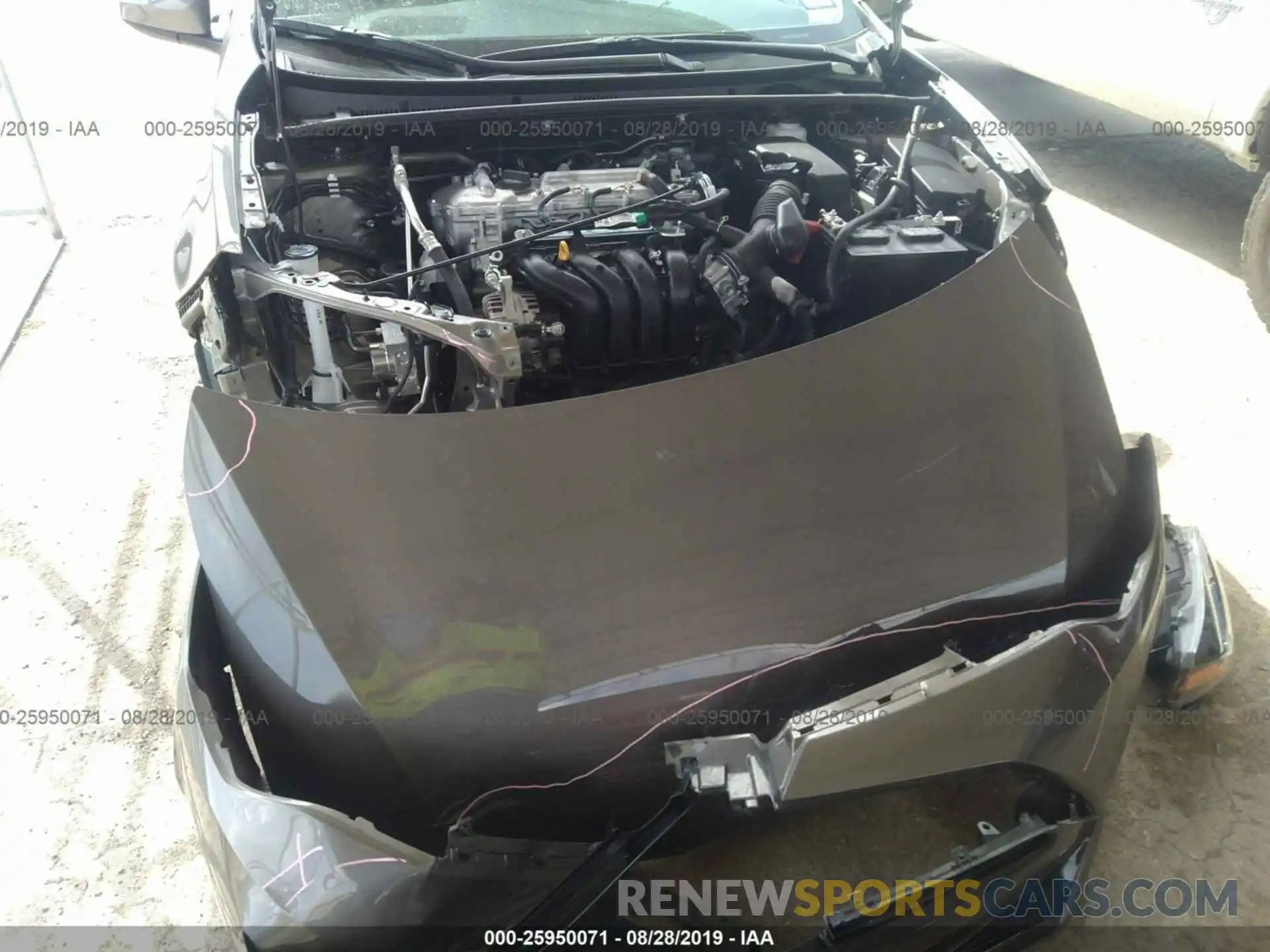 6 Photograph of a damaged car 5YFBURHE6KP934044 TOYOTA COROLLA 2019