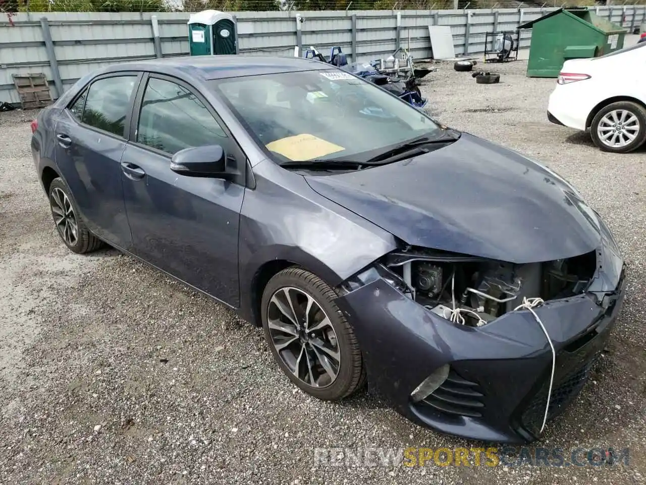 1 Photograph of a damaged car 5YFBURHE6KP934058 TOYOTA COROLLA 2019