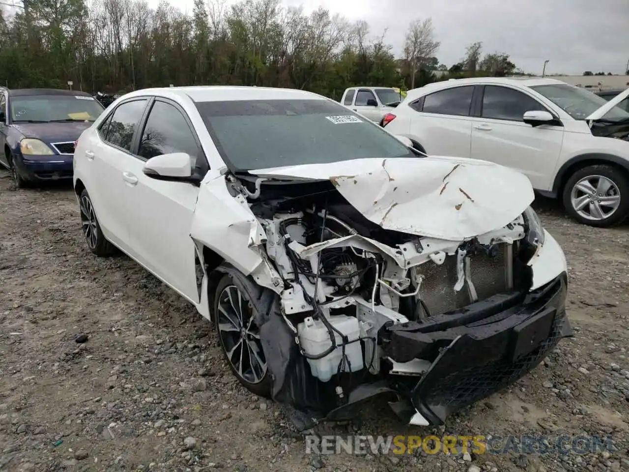 1 Photograph of a damaged car 5YFBURHE6KP934089 TOYOTA COROLLA 2019