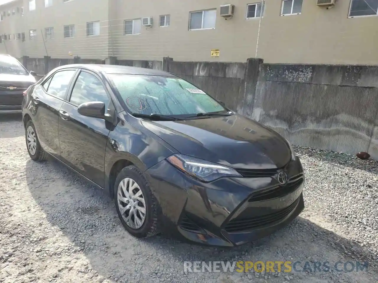 1 Photograph of a damaged car 5YFBURHE6KP934531 TOYOTA COROLLA 2019