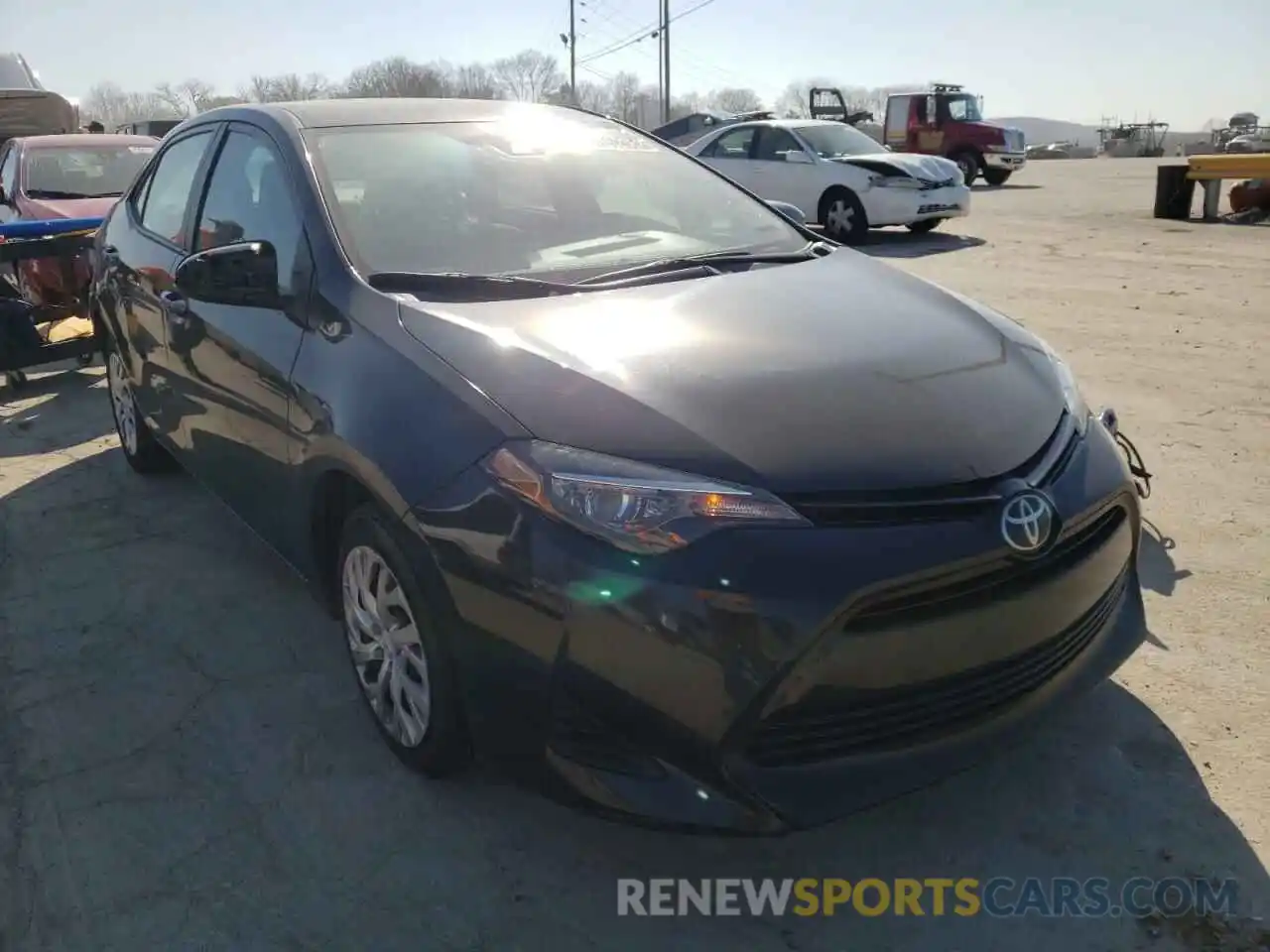 1 Photograph of a damaged car 5YFBURHE6KP934593 TOYOTA COROLLA 2019