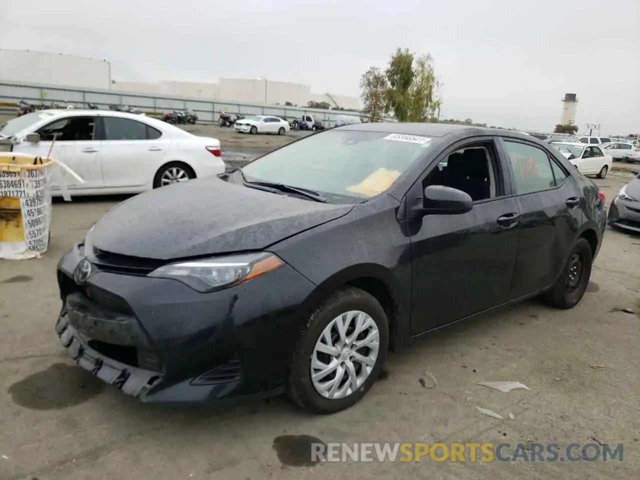 2 Photograph of a damaged car 5YFBURHE6KP934853 TOYOTA COROLLA 2019