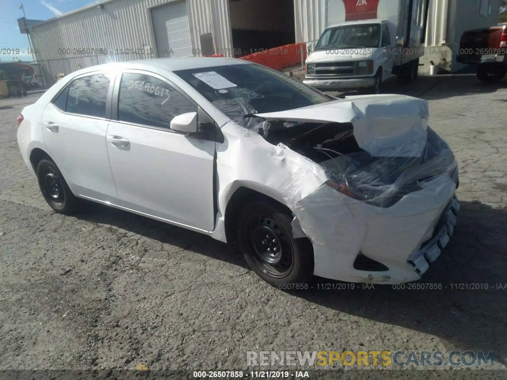 1 Photograph of a damaged car 5YFBURHE6KP934920 TOYOTA COROLLA 2019