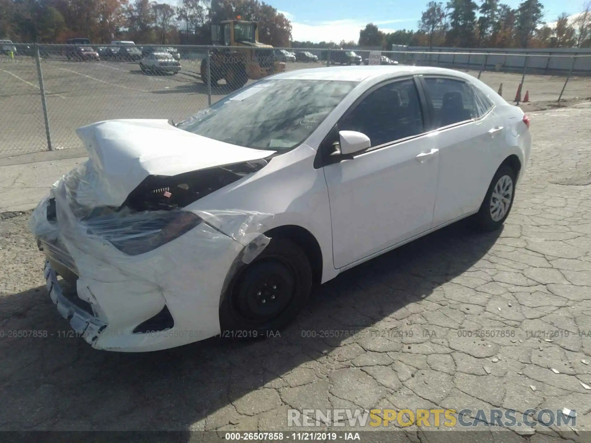 2 Photograph of a damaged car 5YFBURHE6KP934920 TOYOTA COROLLA 2019