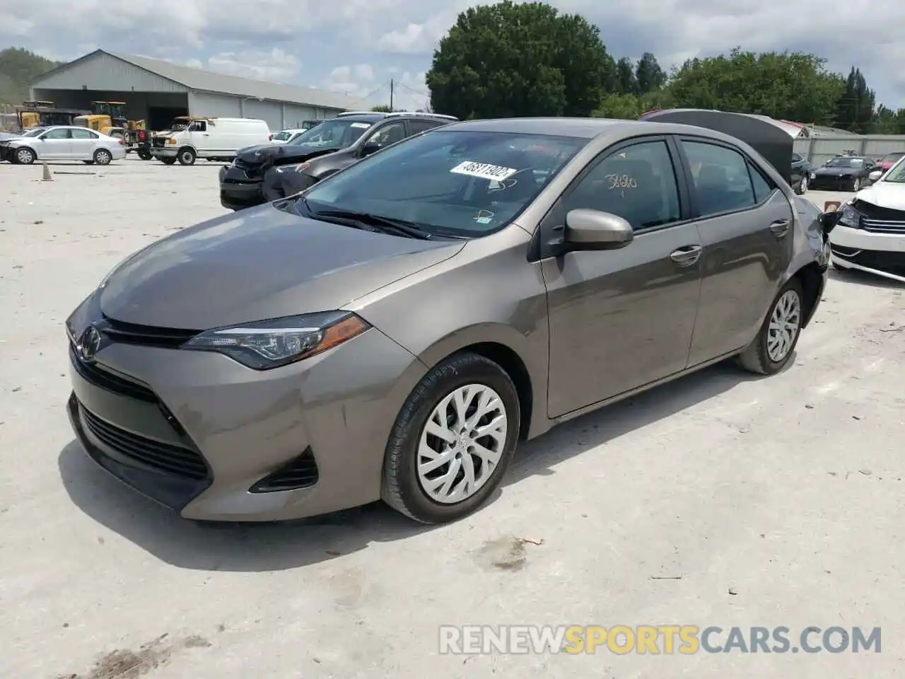 2 Photograph of a damaged car 5YFBURHE6KP934948 TOYOTA COROLLA 2019