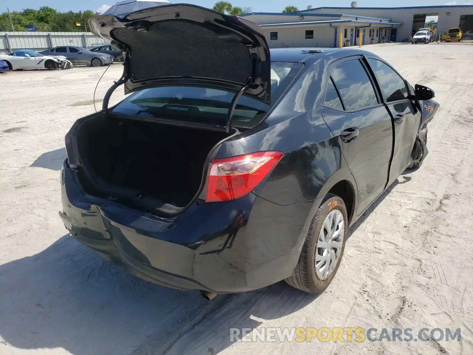 4 Photograph of a damaged car 5YFBURHE6KP935095 TOYOTA COROLLA 2019