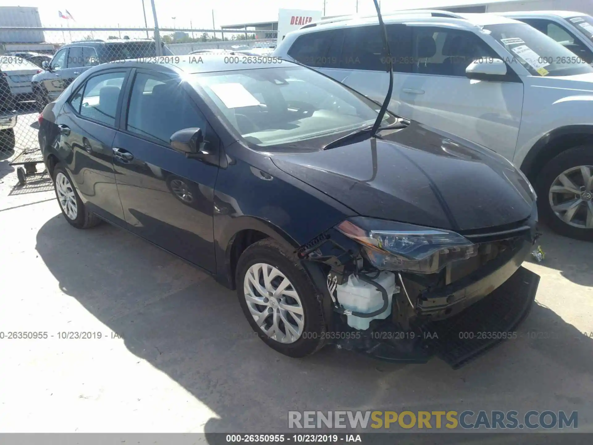 1 Photograph of a damaged car 5YFBURHE6KP935193 TOYOTA COROLLA 2019