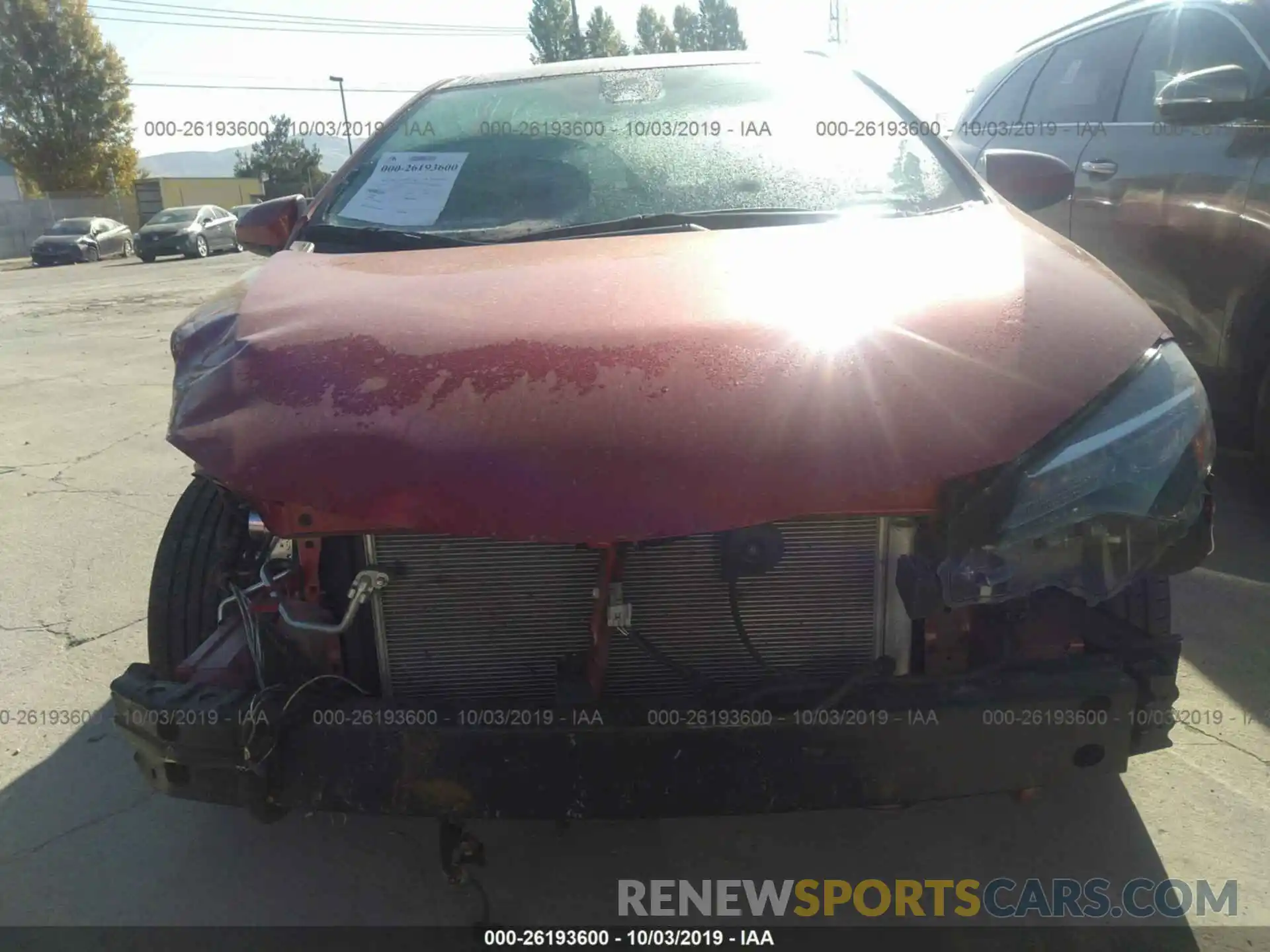 6 Photograph of a damaged car 5YFBURHE6KP935369 TOYOTA COROLLA 2019