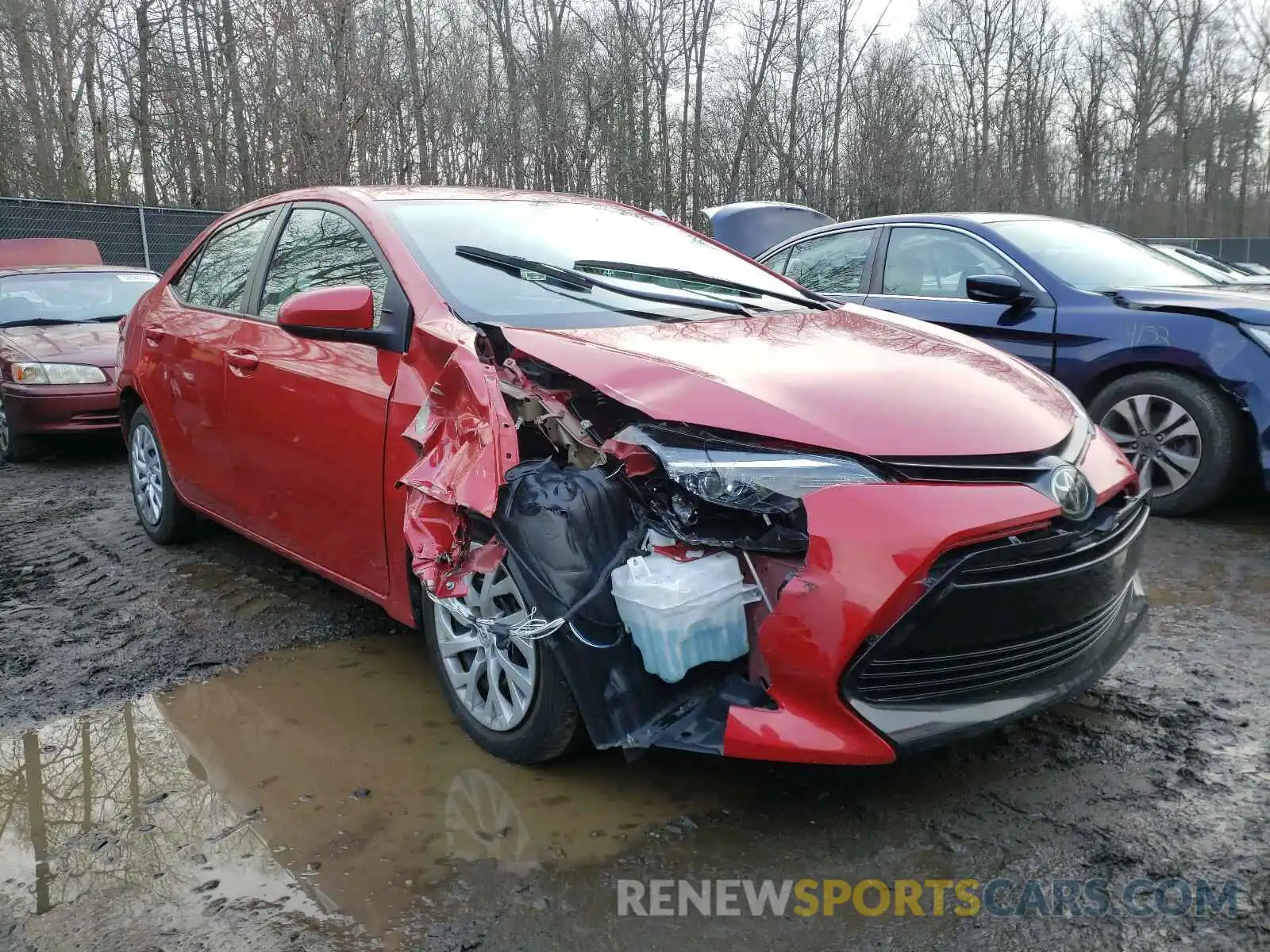 1 Photograph of a damaged car 5YFBURHE6KP935548 TOYOTA COROLLA 2019