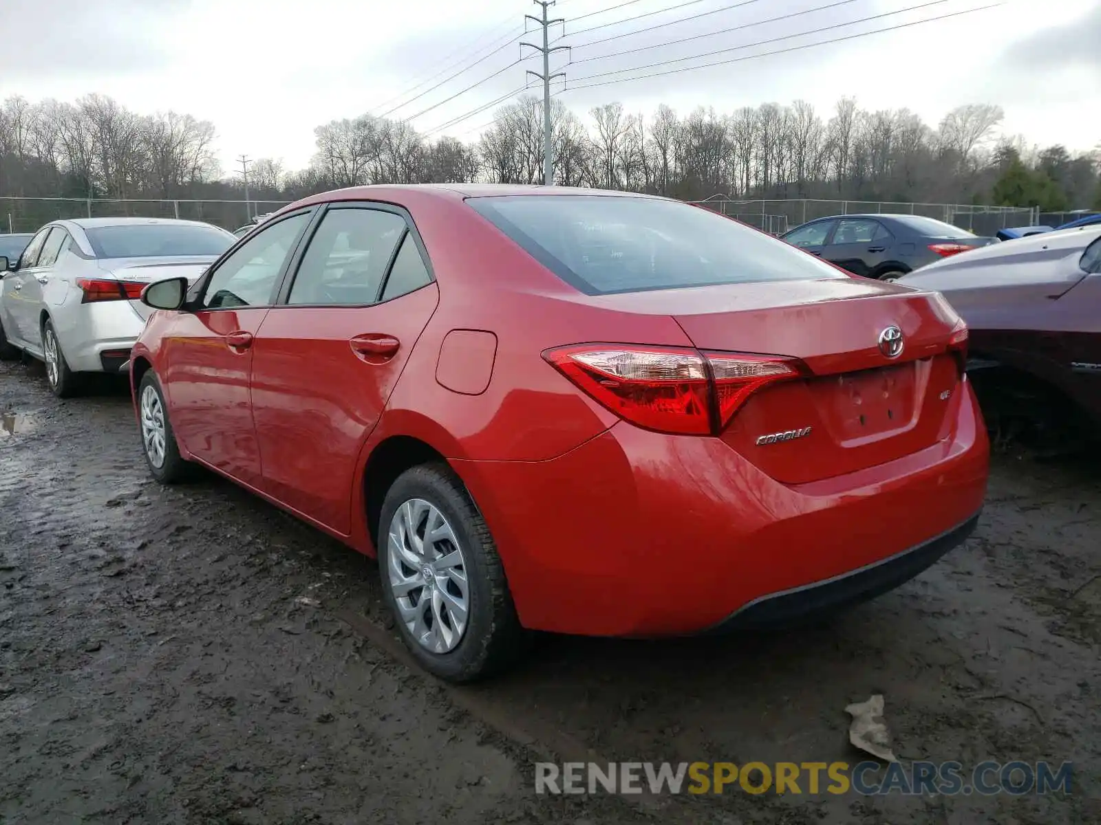 3 Photograph of a damaged car 5YFBURHE6KP935548 TOYOTA COROLLA 2019