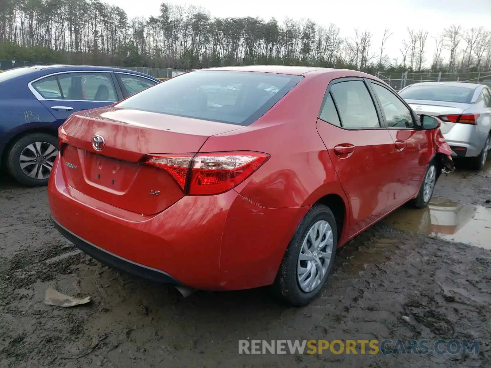 4 Photograph of a damaged car 5YFBURHE6KP935548 TOYOTA COROLLA 2019