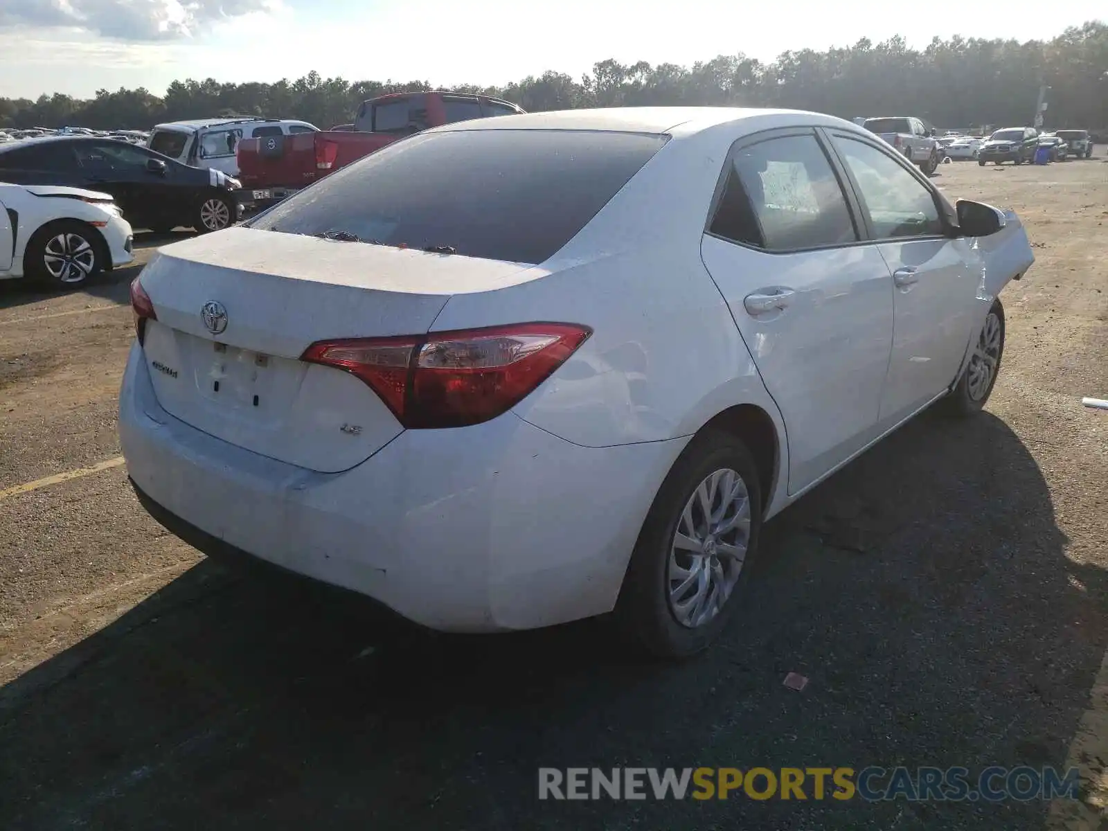 4 Photograph of a damaged car 5YFBURHE6KP935694 TOYOTA COROLLA 2019