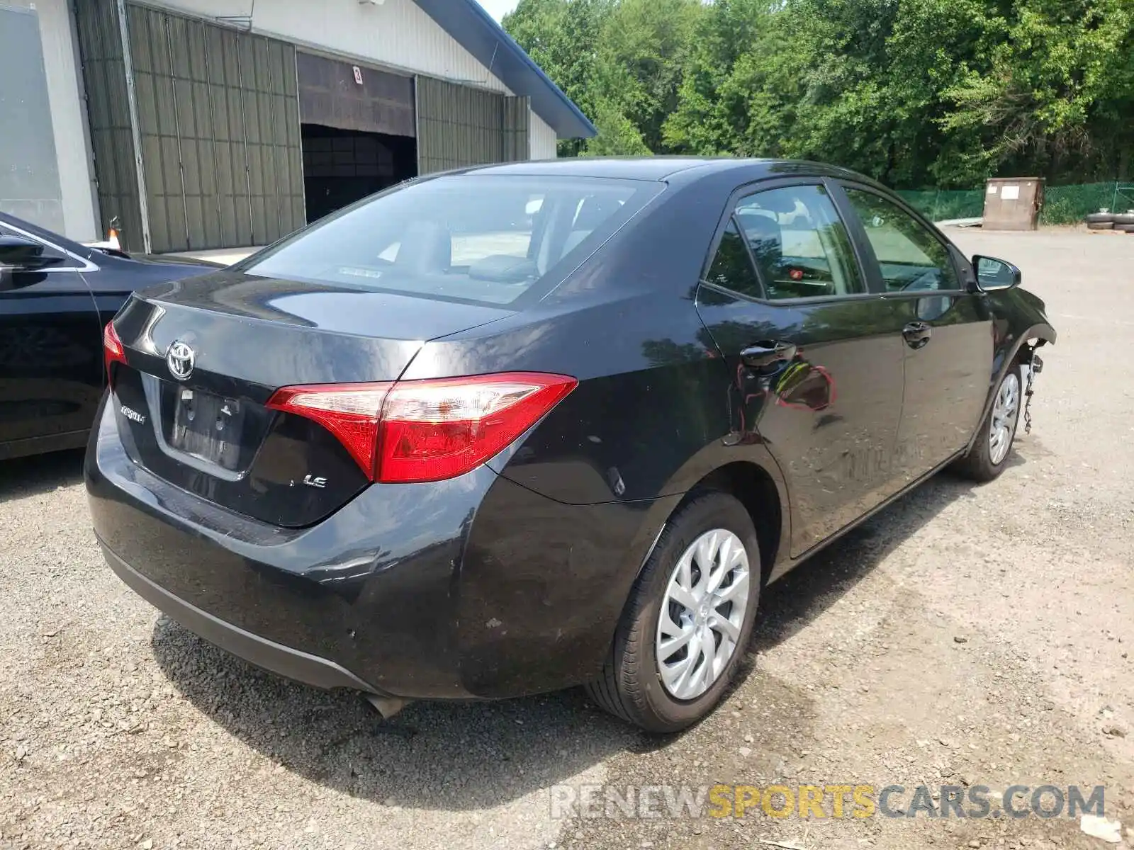 4 Photograph of a damaged car 5YFBURHE6KP936098 TOYOTA COROLLA 2019