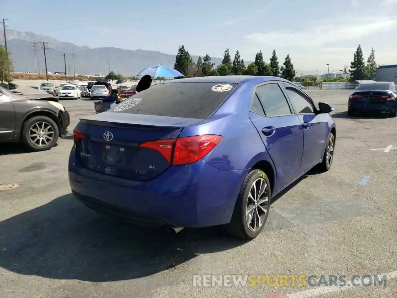 4 Photograph of a damaged car 5YFBURHE6KP936117 TOYOTA COROLLA 2019