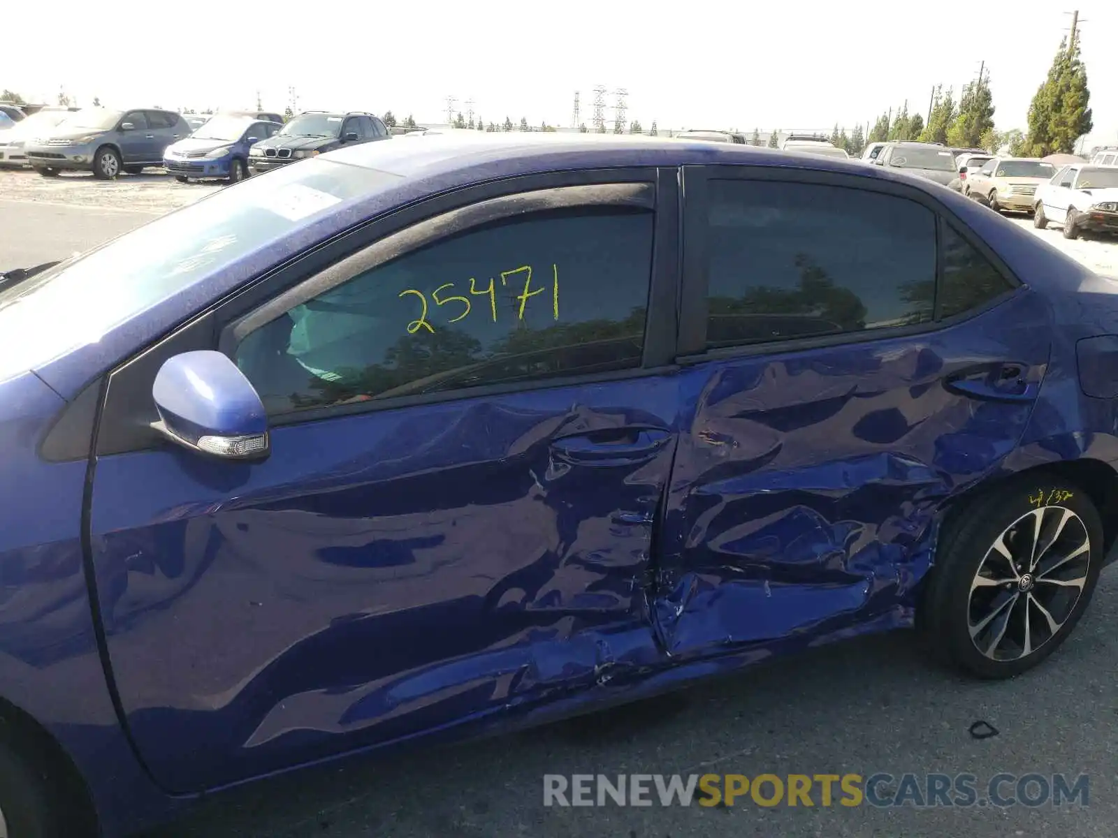 9 Photograph of a damaged car 5YFBURHE6KP936117 TOYOTA COROLLA 2019