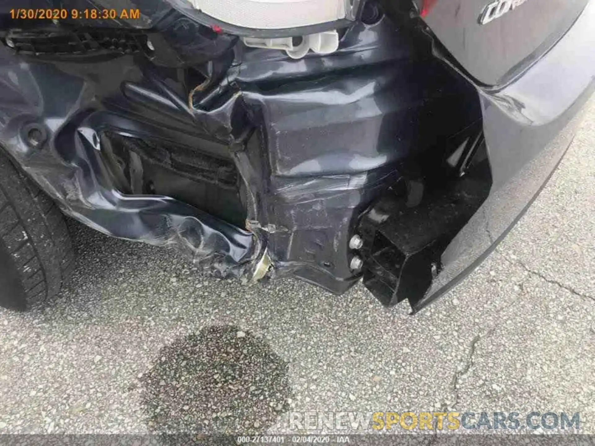 16 Photograph of a damaged car 5YFBURHE6KP936196 TOYOTA COROLLA 2019