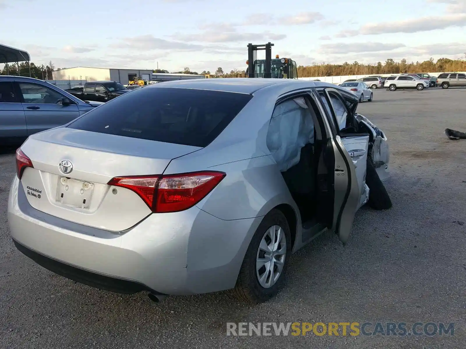 4 Photograph of a damaged car 5YFBURHE6KP936246 TOYOTA COROLLA 2019