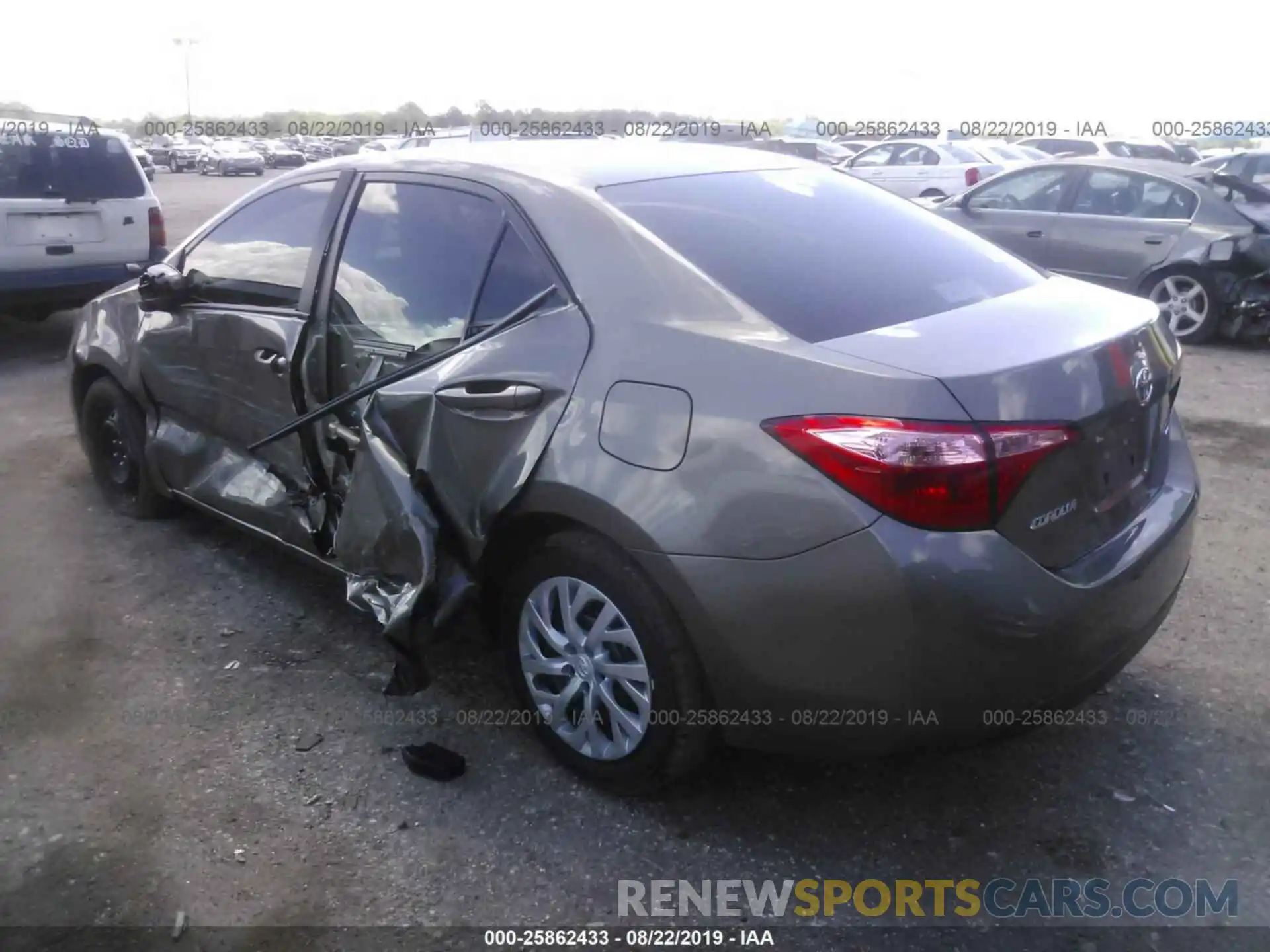 3 Photograph of a damaged car 5YFBURHE6KP936554 TOYOTA COROLLA 2019