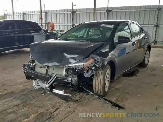 2 Photograph of a damaged car 5YFBURHE6KP936697 TOYOTA COROLLA 2019