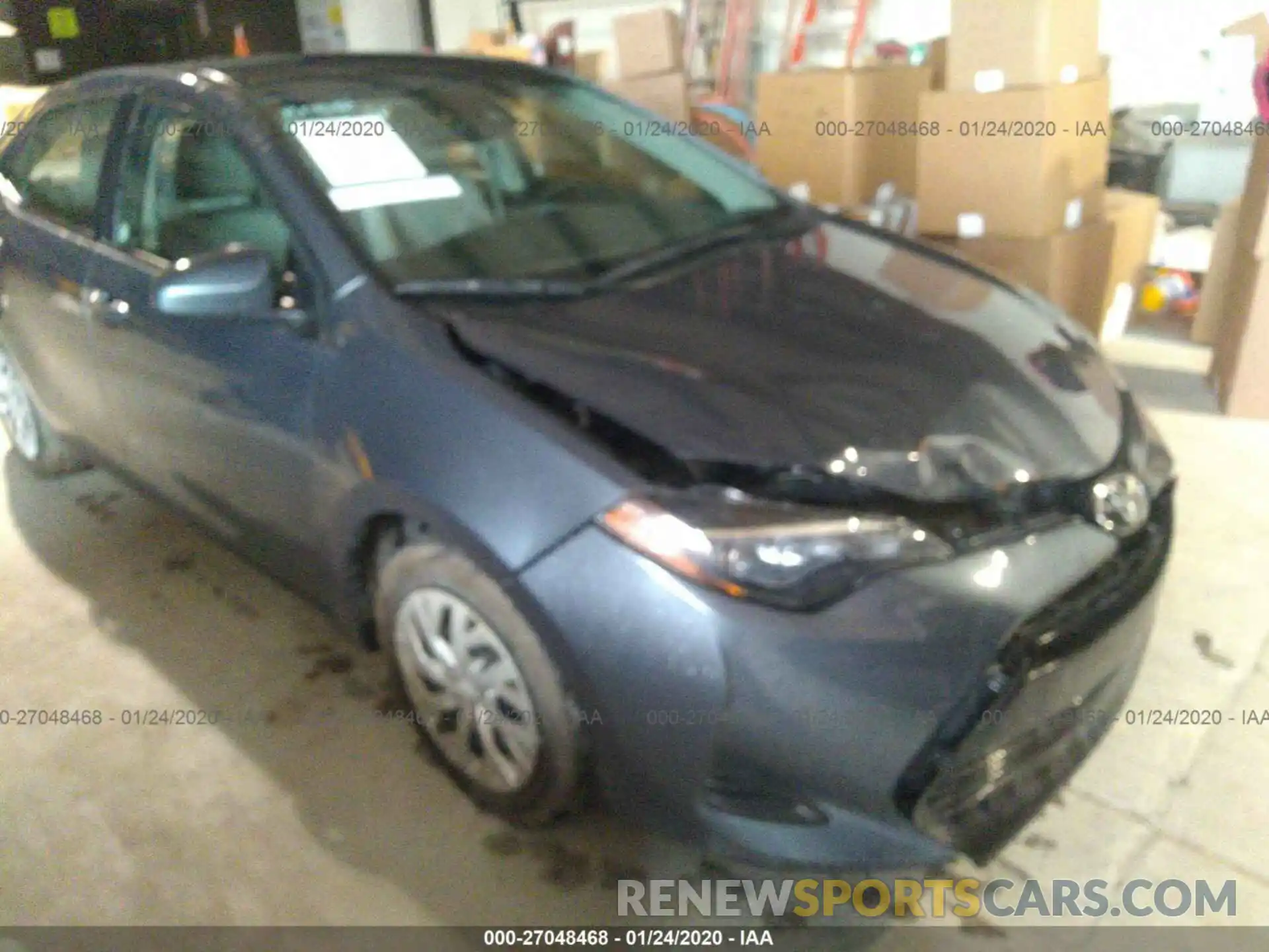 1 Photograph of a damaged car 5YFBURHE6KP937056 TOYOTA COROLLA 2019