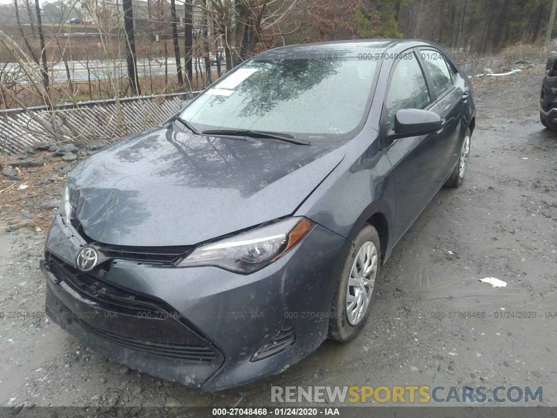 2 Photograph of a damaged car 5YFBURHE6KP937056 TOYOTA COROLLA 2019