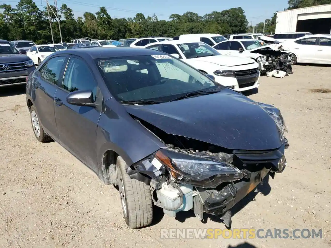 1 Photograph of a damaged car 5YFBURHE6KP937283 TOYOTA COROLLA 2019