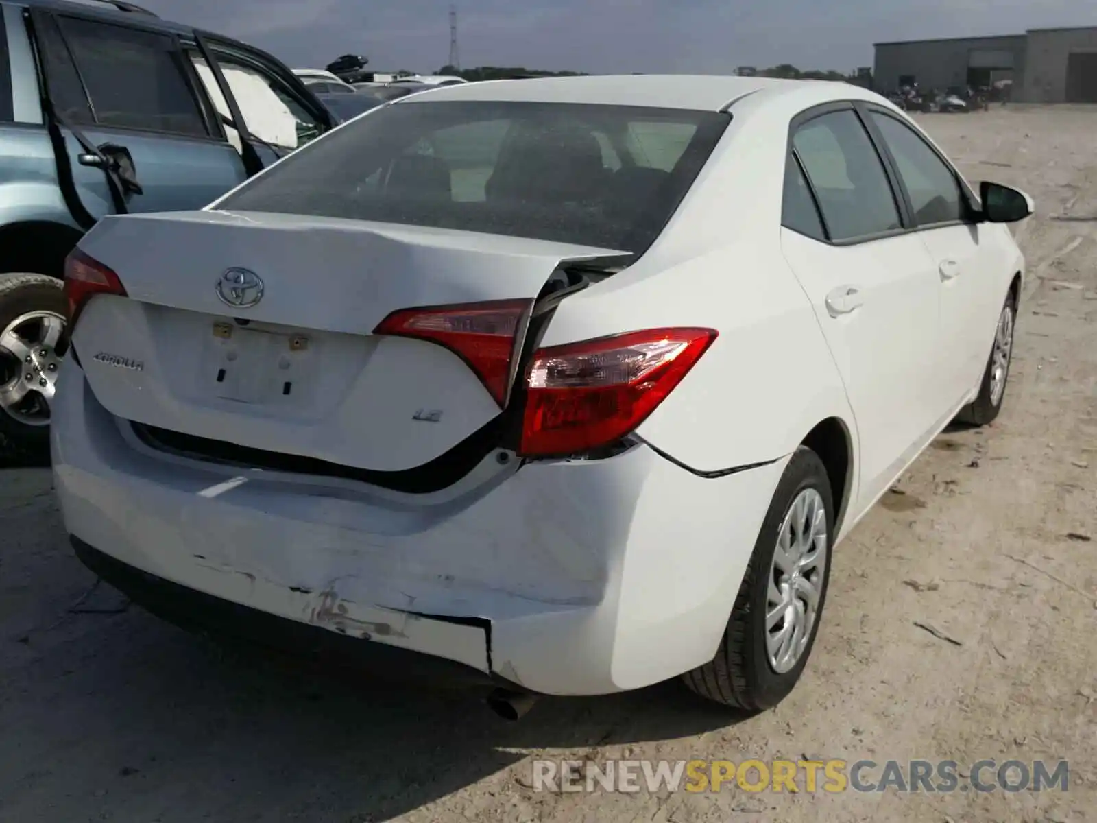 4 Photograph of a damaged car 5YFBURHE6KP937414 TOYOTA COROLLA 2019