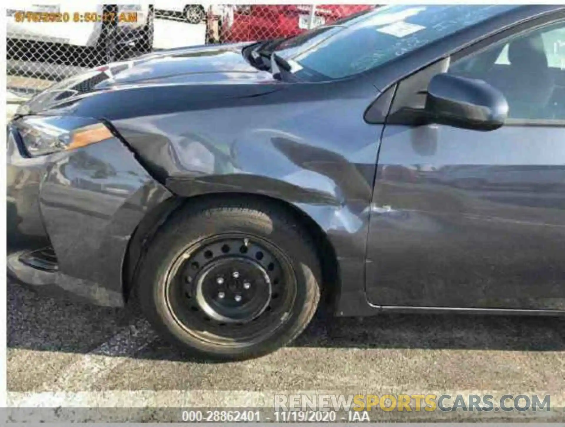 2 Photograph of a damaged car 5YFBURHE6KP937722 TOYOTA COROLLA 2019