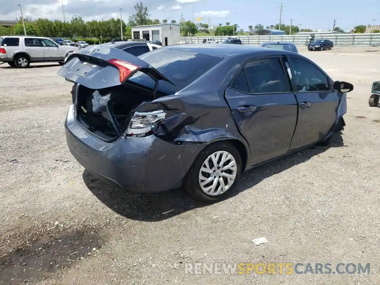 4 Photograph of a damaged car 5YFBURHE6KP937817 TOYOTA COROLLA 2019