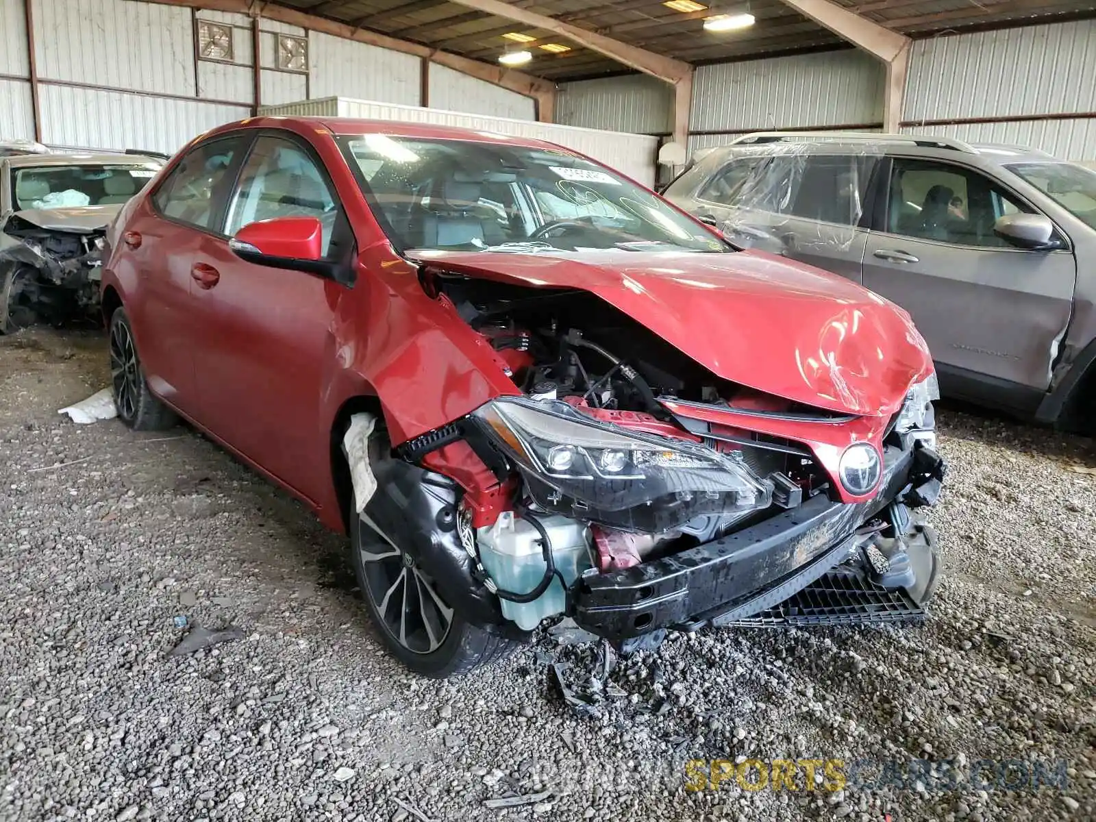 1 Photograph of a damaged car 5YFBURHE6KP938188 TOYOTA COROLLA 2019
