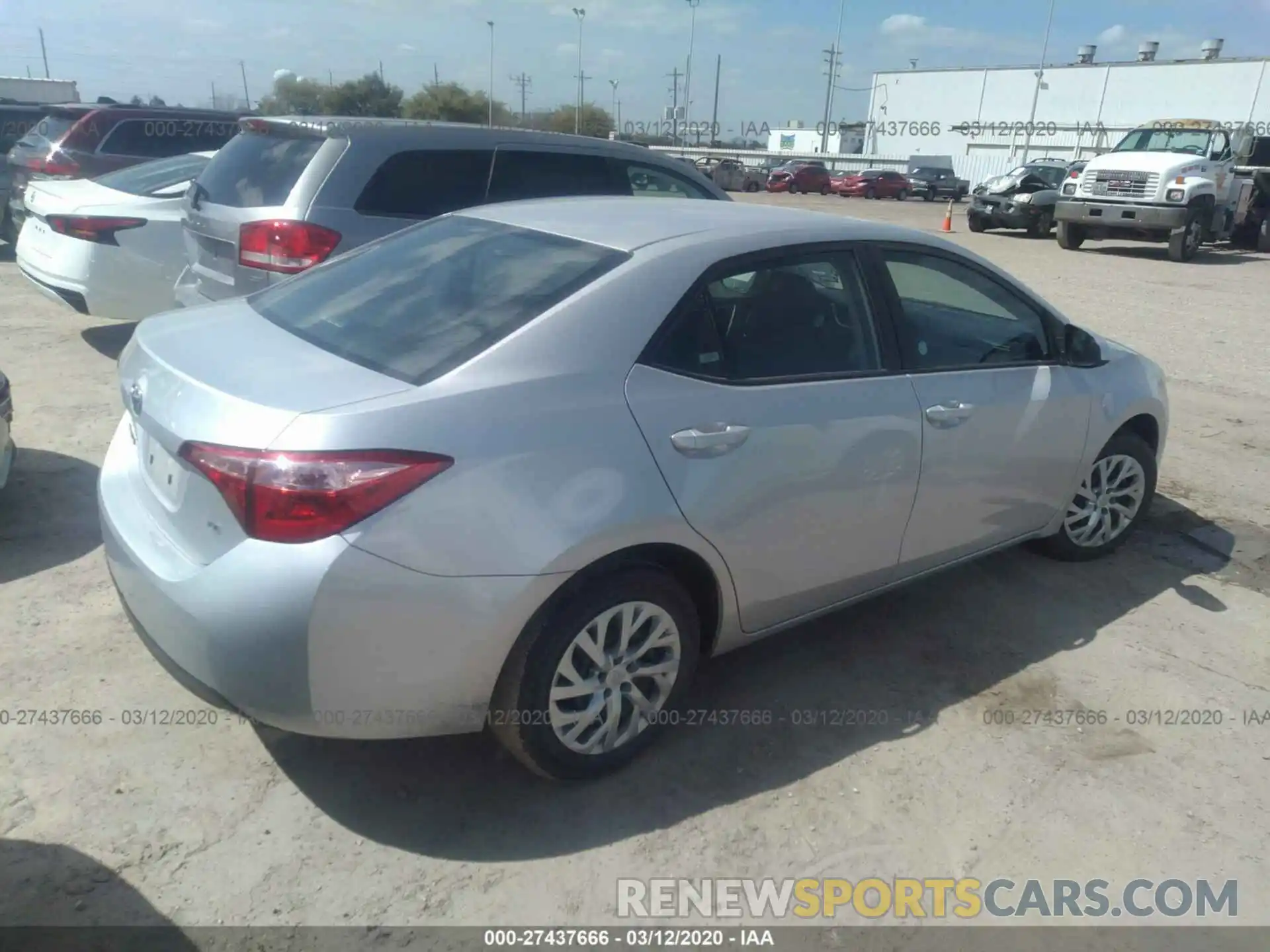 4 Photograph of a damaged car 5YFBURHE6KP938644 TOYOTA COROLLA 2019