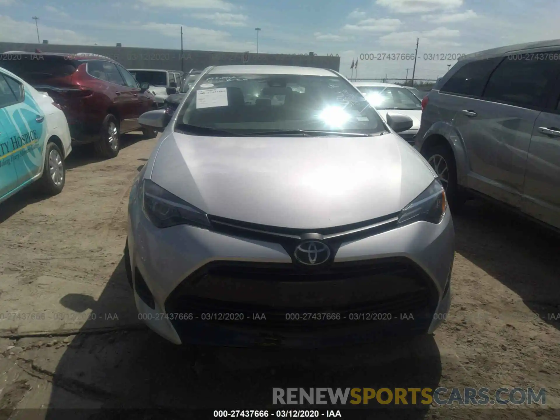 6 Photograph of a damaged car 5YFBURHE6KP938644 TOYOTA COROLLA 2019