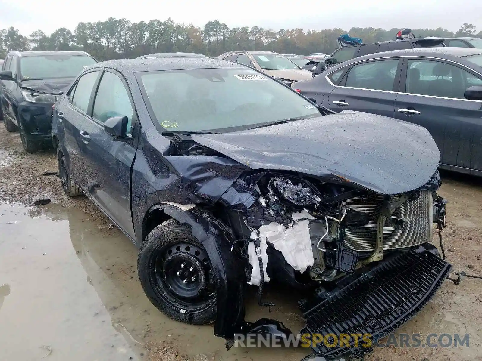 1 Photograph of a damaged car 5YFBURHE6KP938921 TOYOTA COROLLA 2019