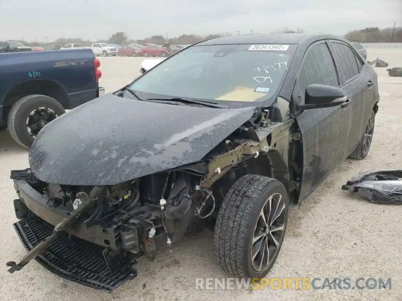 2 Photograph of a damaged car 5YFBURHE6KP938935 TOYOTA COROLLA 2019