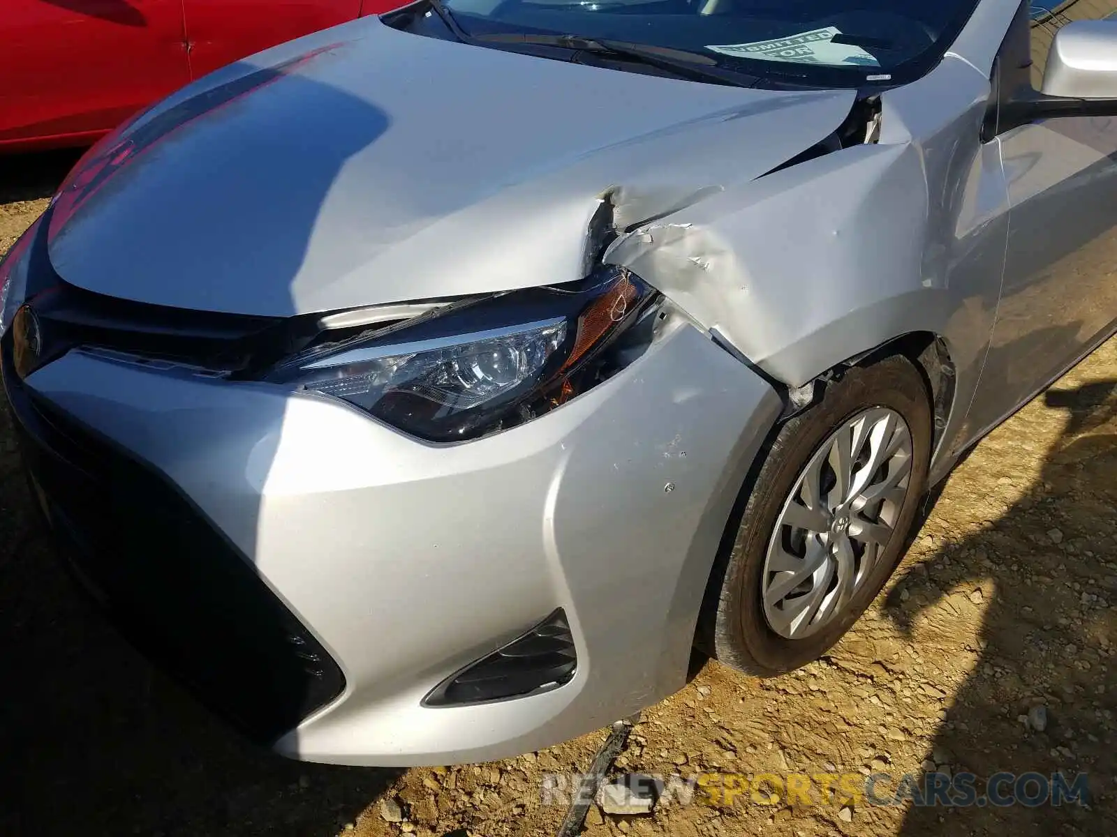 9 Photograph of a damaged car 5YFBURHE6KP939325 TOYOTA COROLLA 2019