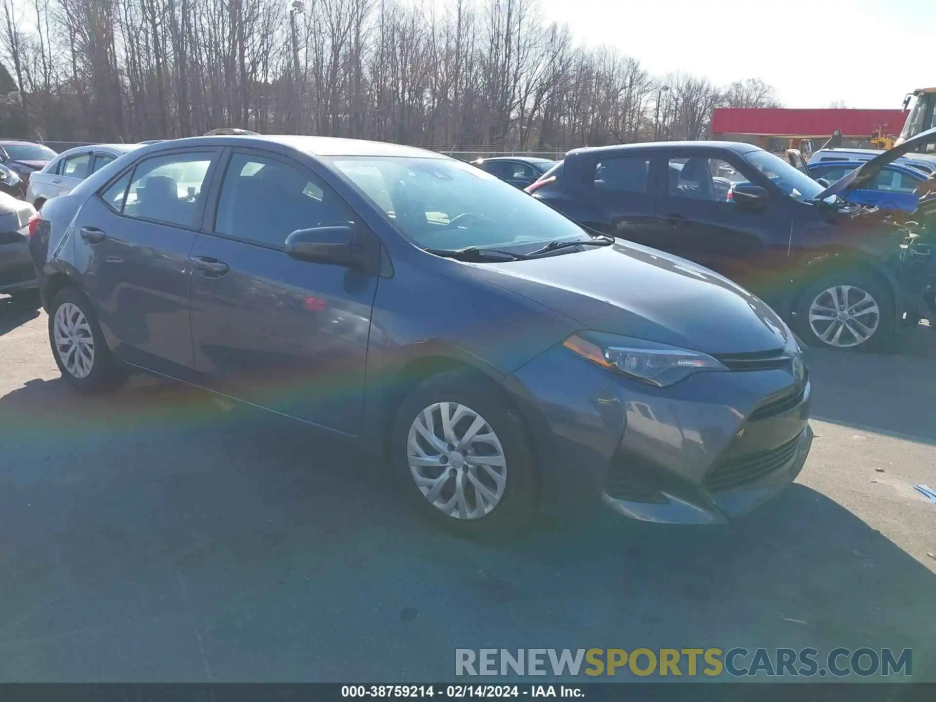 1 Photograph of a damaged car 5YFBURHE6KP939602 TOYOTA COROLLA 2019