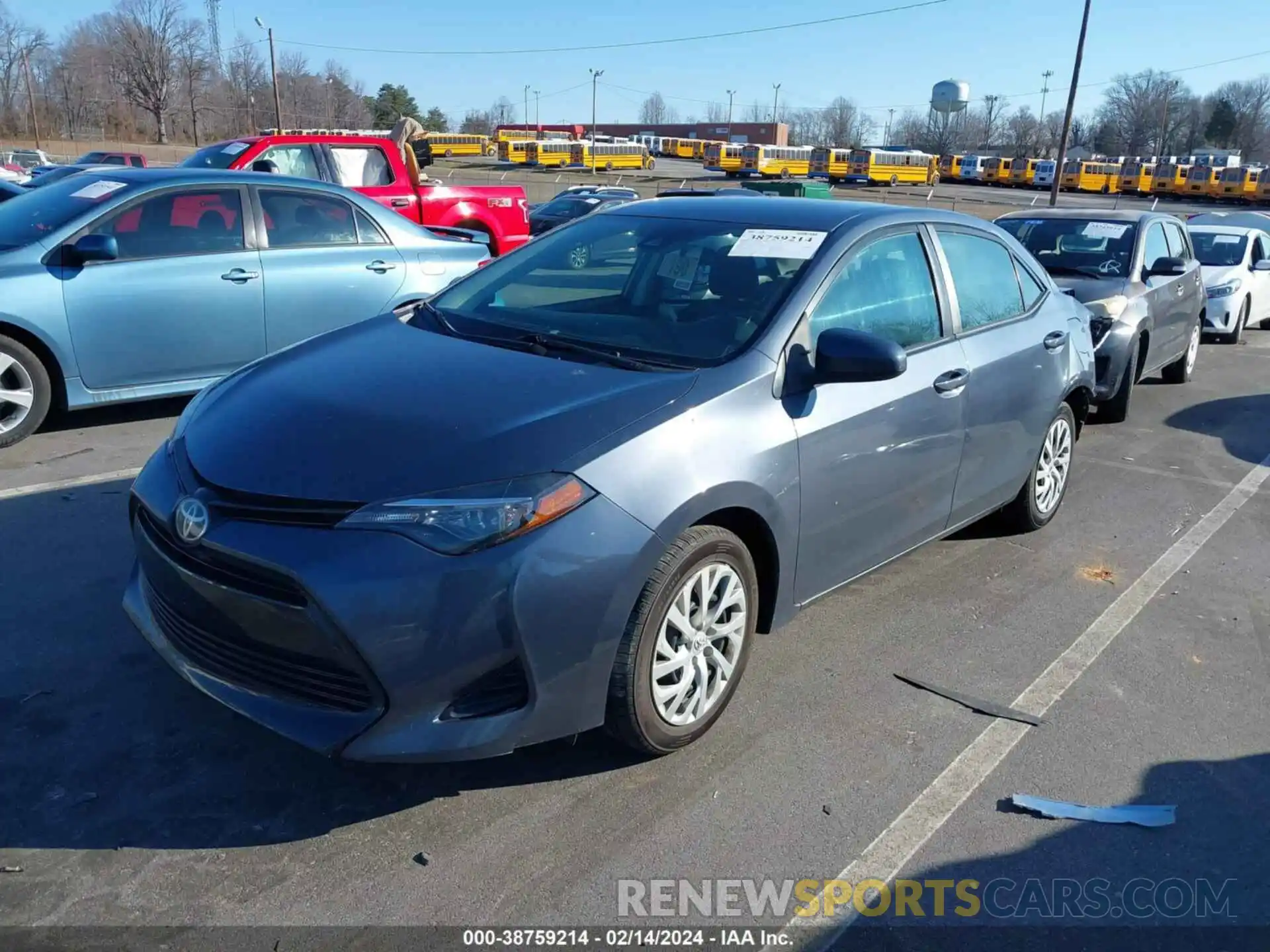 2 Photograph of a damaged car 5YFBURHE6KP939602 TOYOTA COROLLA 2019