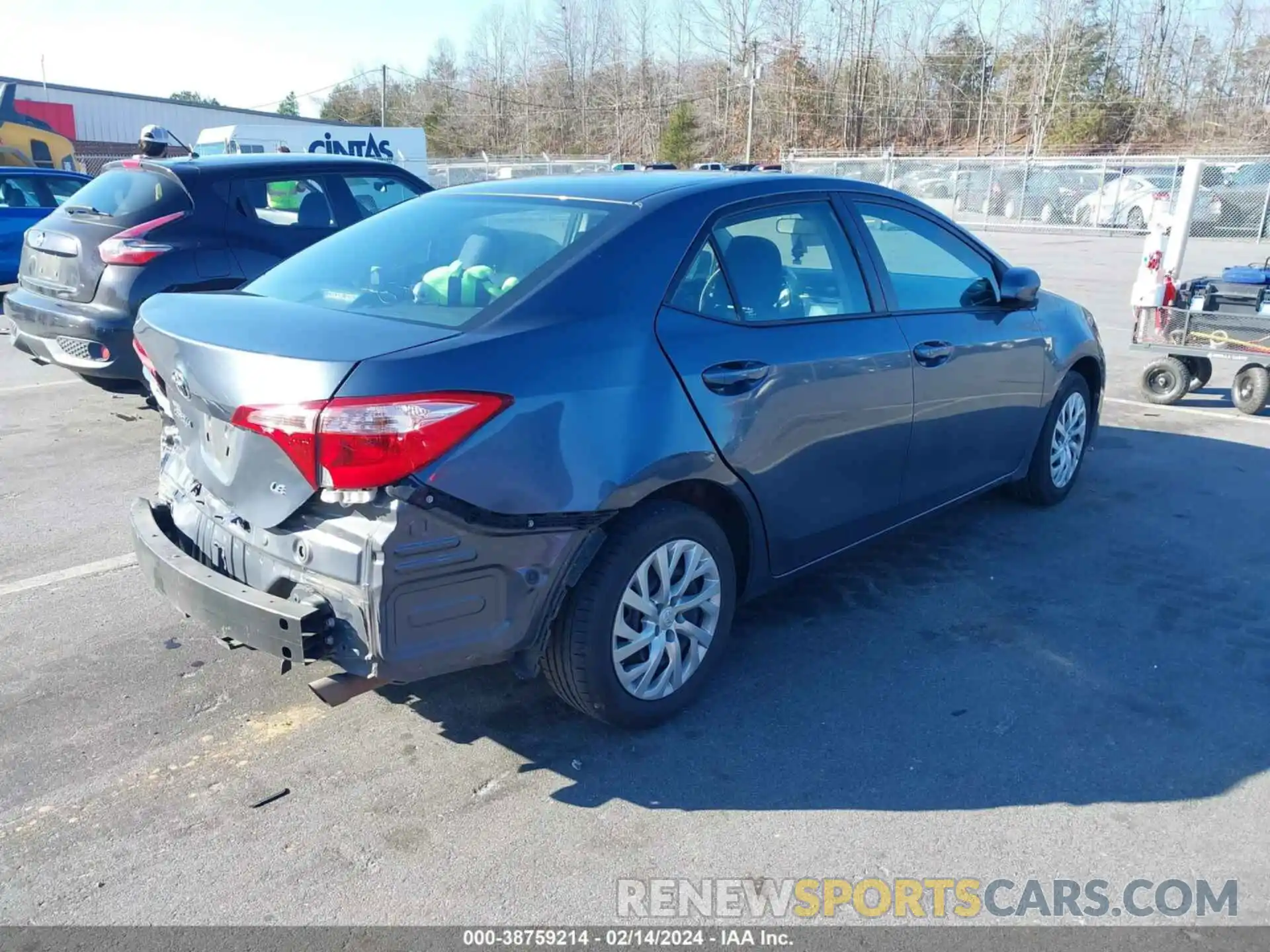 4 Photograph of a damaged car 5YFBURHE6KP939602 TOYOTA COROLLA 2019