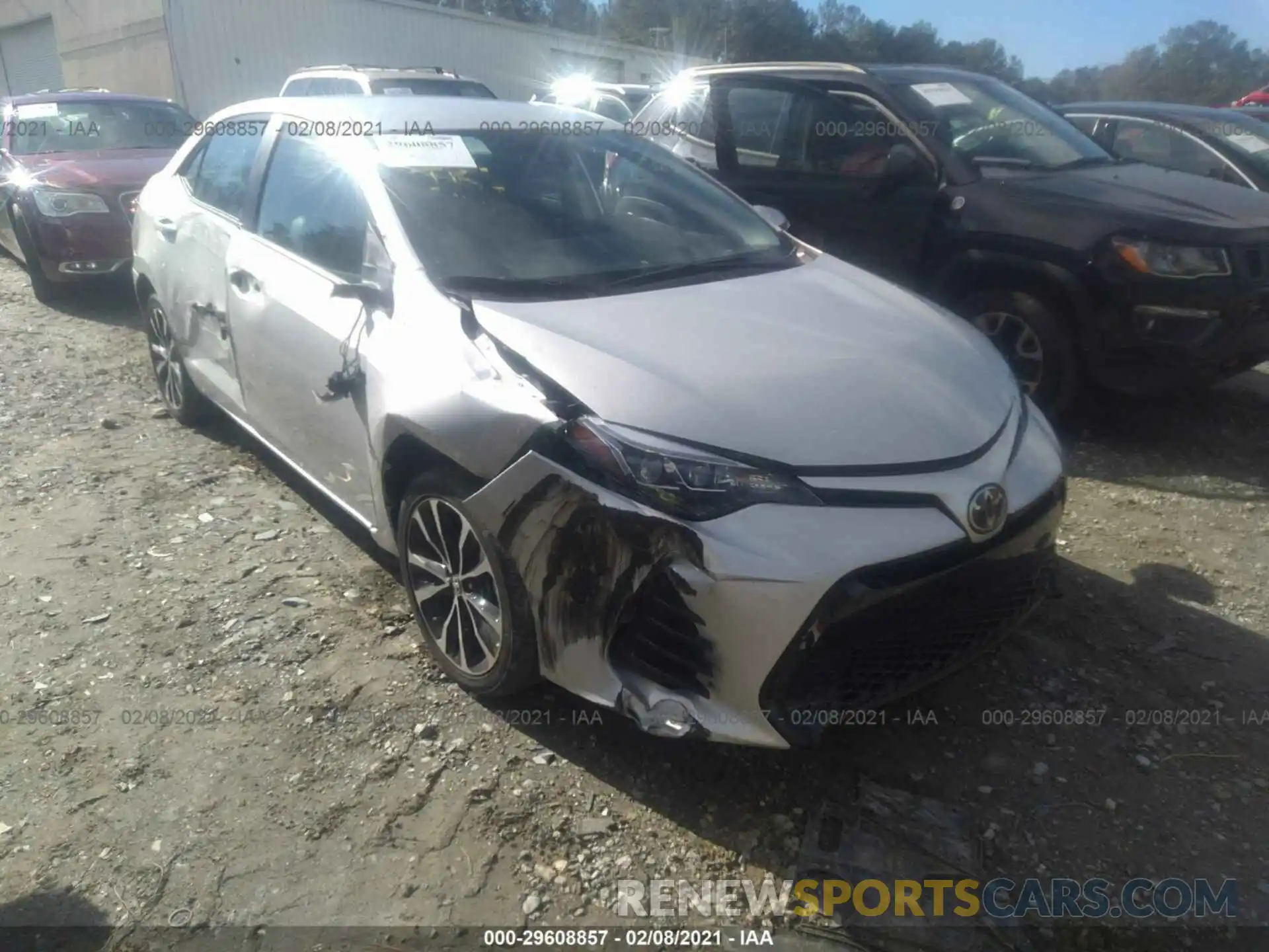 1 Photograph of a damaged car 5YFBURHE6KP939681 TOYOTA COROLLA 2019