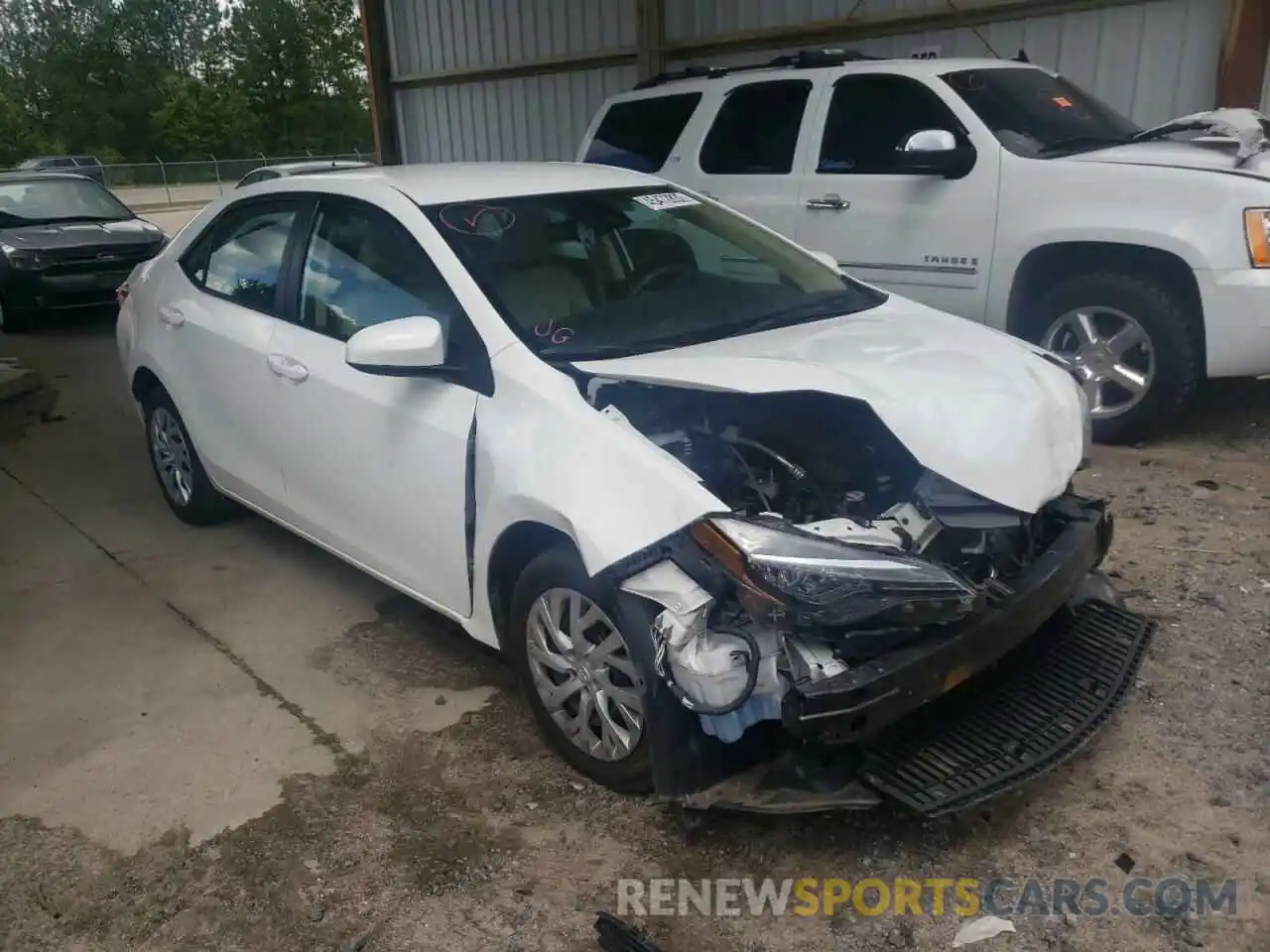 1 Photograph of a damaged car 5YFBURHE6KP939728 TOYOTA COROLLA 2019