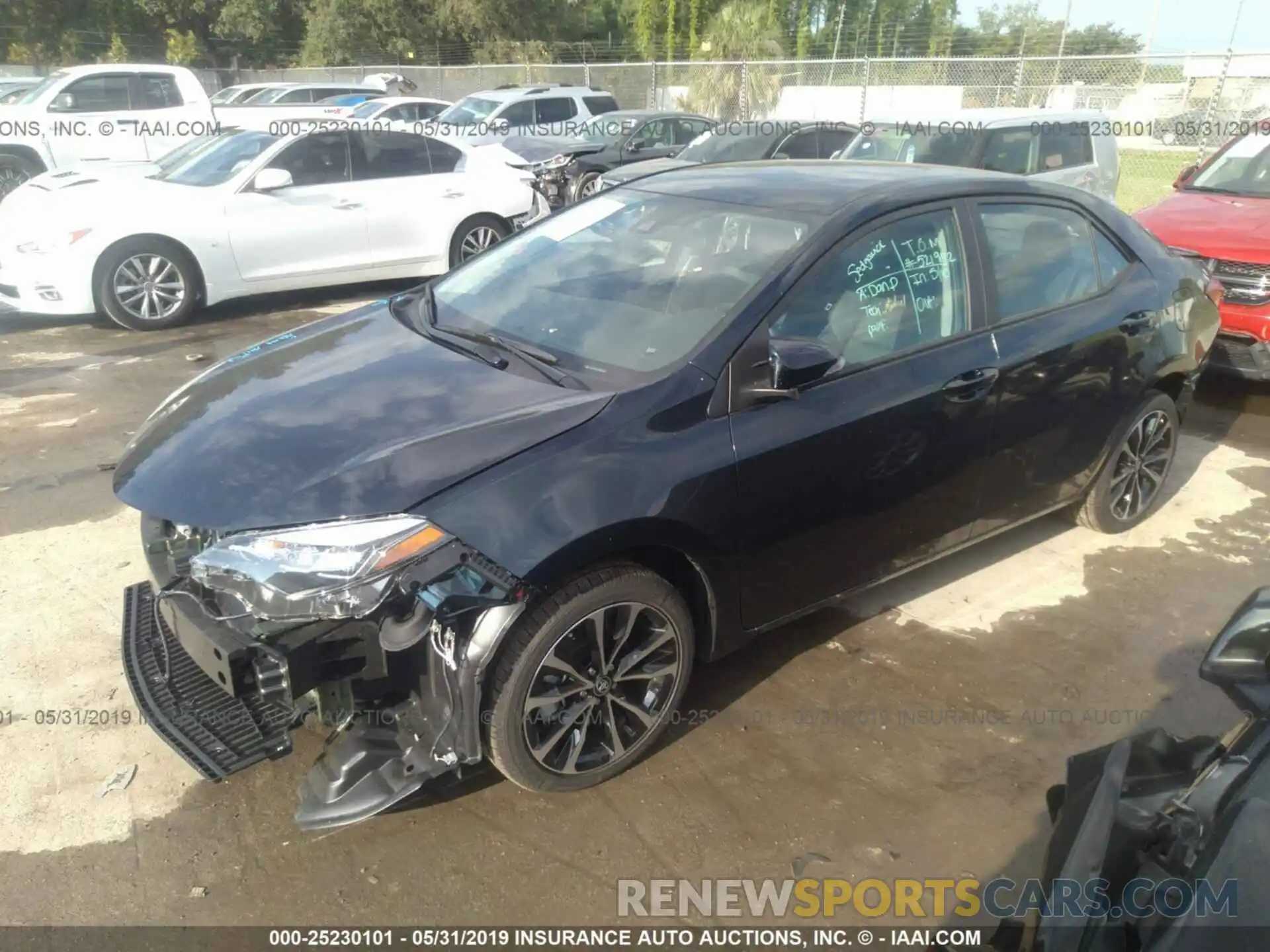 2 Photograph of a damaged car 5YFBURHE6KP939759 TOYOTA COROLLA 2019