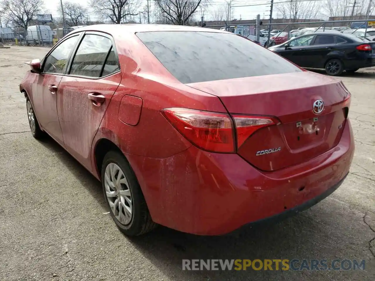 3 Photograph of a damaged car 5YFBURHE6KP940376 TOYOTA COROLLA 2019